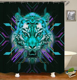 Lion shower bathroom