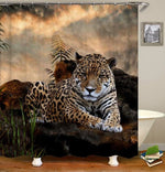 Lion shower bathroom