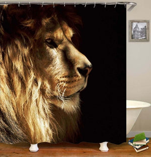 Lion shower bathroom