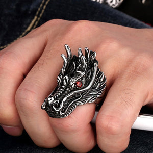 Dragon Head Rings