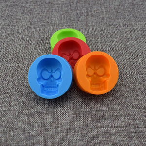 1PCS Skull Liquid Silicone