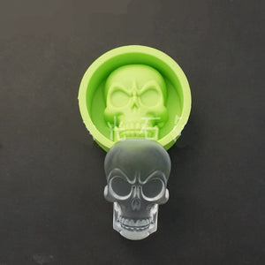 1PCS Skull Liquid Silicone