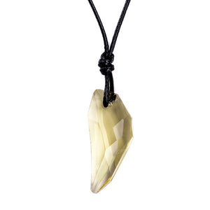 Crystal Wolf Tooth Necklace