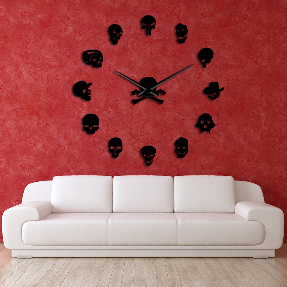 Horror Wall Art Wall Clock