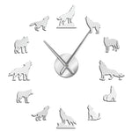 Wolf Large Wall Clock