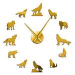 Wolf Large Wall Clock