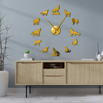 Wolf Large Wall Clock