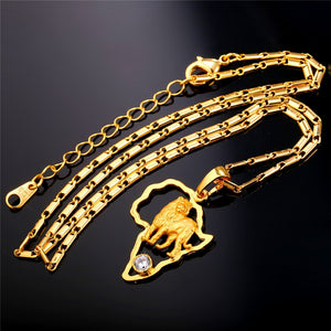 U7 Lion Necklace