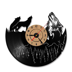 Wolf Model Clock Wall Decor