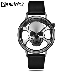 New Men Women Sports skull Watches