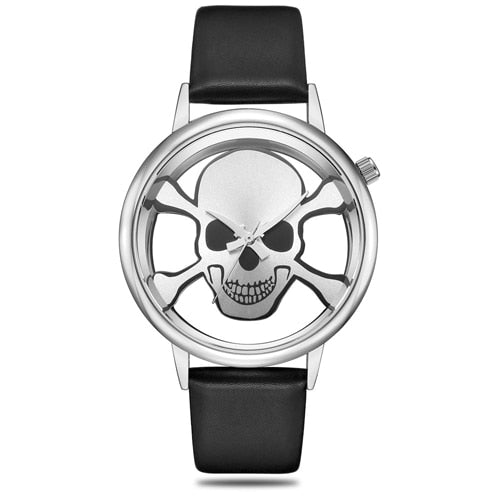 New Men Women Sports skull Watches