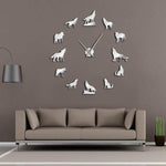 Wolf Large Wall Clock