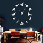 Wolf Large Wall Clock