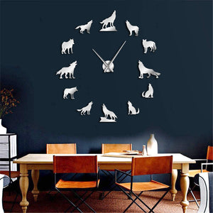 Wolf Large Wall Clock