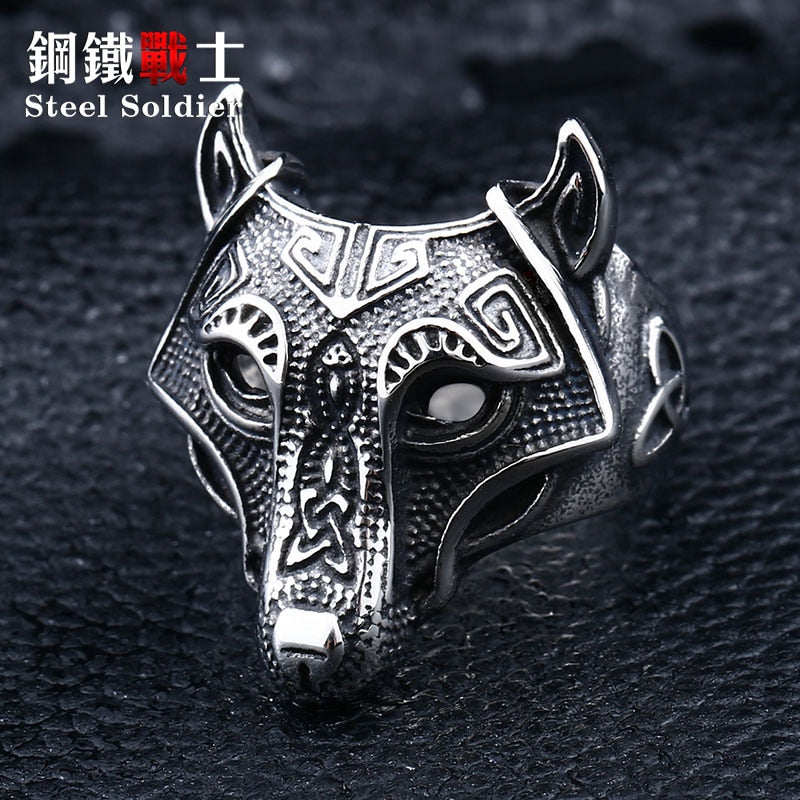 wolf hammer of Thor ring 2019