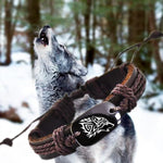 Wolf Leather Bracelet