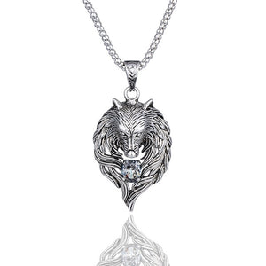 Wolf Head necklace