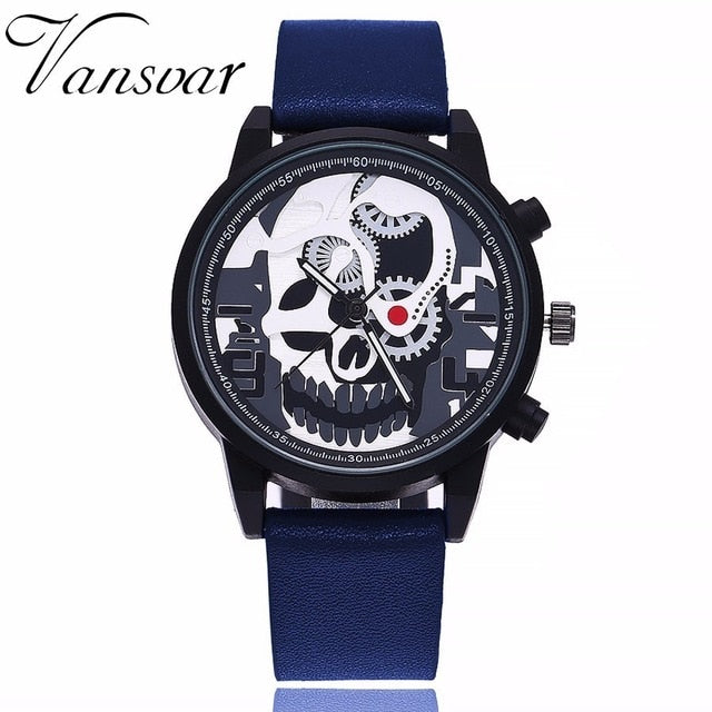 Unique Pirate Skeleton Skull watches