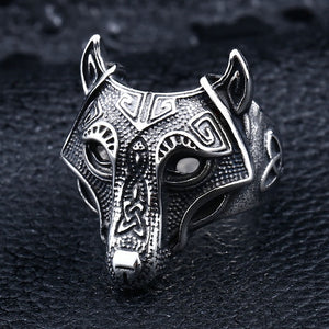 wolf hammer of Thor ring 2019