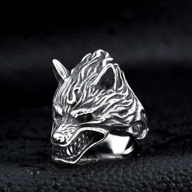 wolf hammer of Thor ring 2019