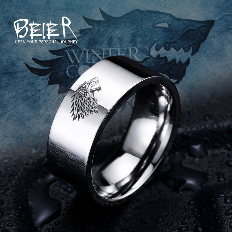 Game of Thrones wolf ring