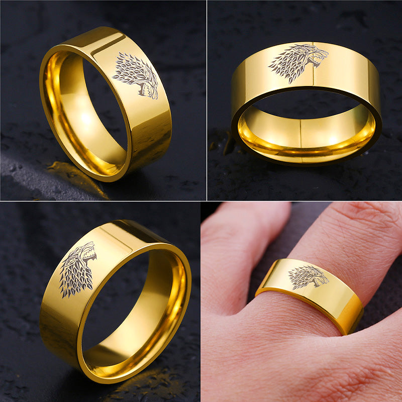 Game of Thrones wolf ring