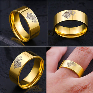 Game of Thrones wolf ring