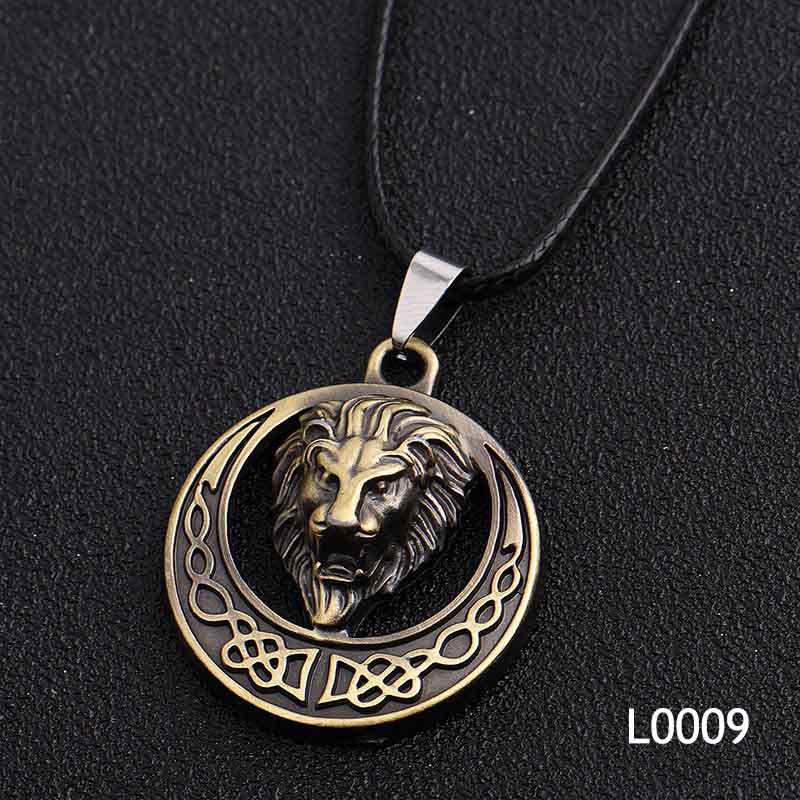 Gold Silver Lion Fashion Necklace