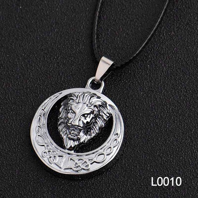 Gold Silver Lion Fashion Necklace