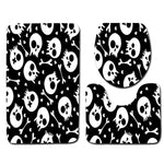 3Pcs Skull Bathroom Carpet