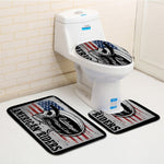 3Pcs Skull Bathroom Carpet