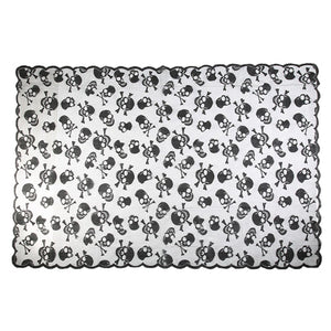 Black Skull Table Cover