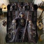 3D skull Duvet cover Bedding Set