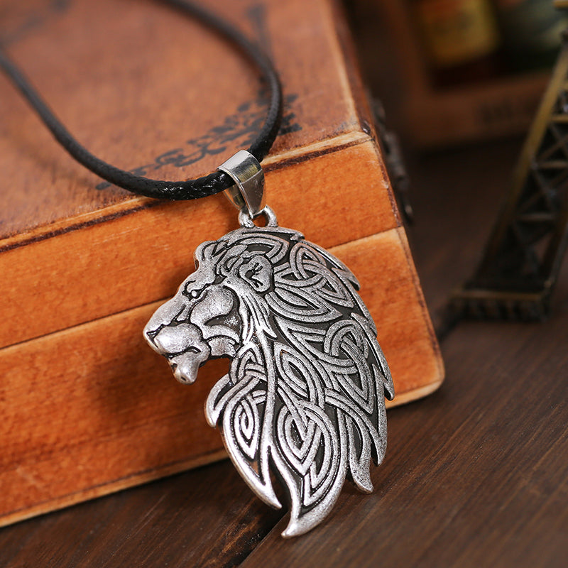 Celtic Rune Lion Necklace