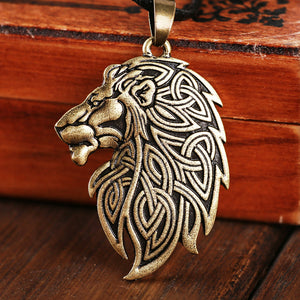 Celtic Rune Lion Necklace