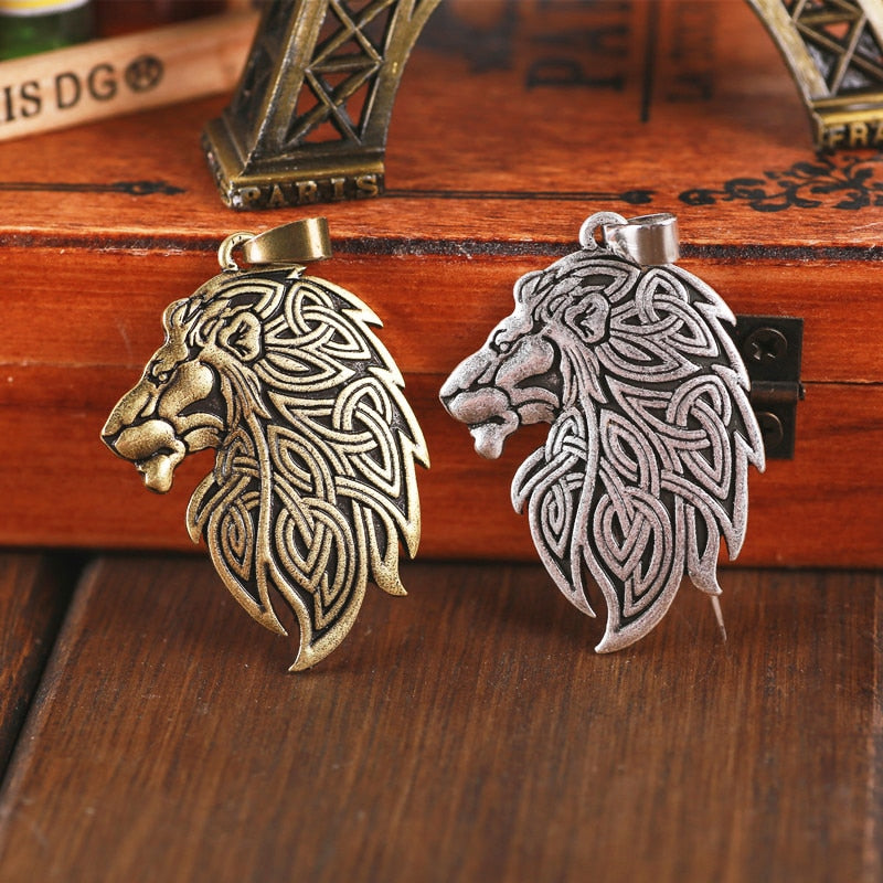 Celtic Rune Lion Necklace