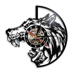 Howling Wolf Wall Clock