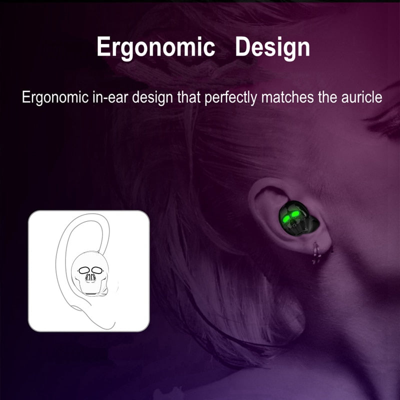 2019 New Skull Bone Bluetooth Earphone