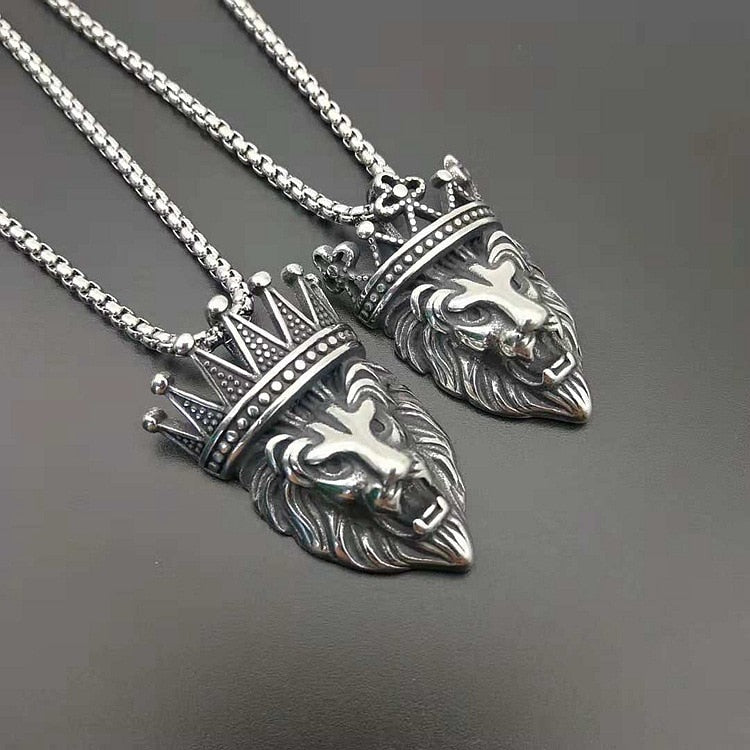 Hip Hop Big Lion Necklace