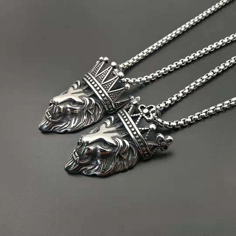 Hip Hop Big Lion Necklace