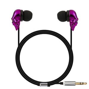 Skull head 3.5mm earphone