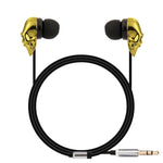 Skull head 3.5mm earphone