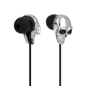 Skull head 3.5mm earphone