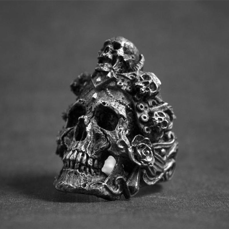 Death Skull Ring 316L Stainless Steel