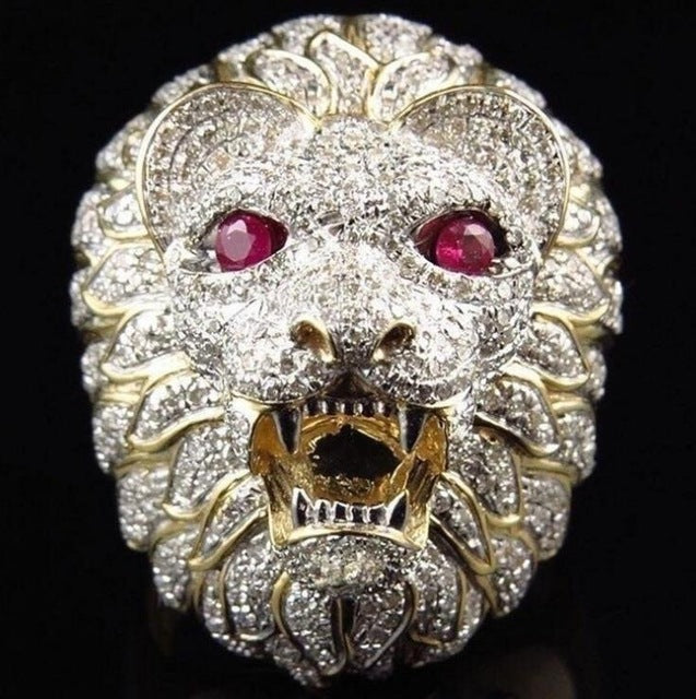 Animal Wolf Lion Tiger Ring