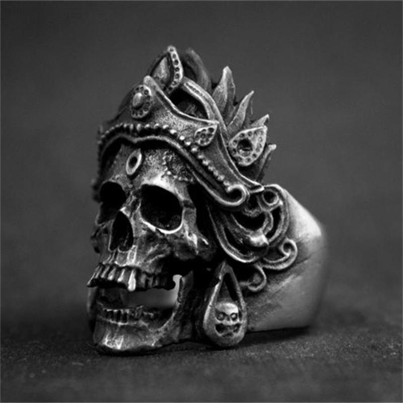 Unique Gothic Skull Ring