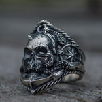 Seaman Skull Stainless Steel Ring